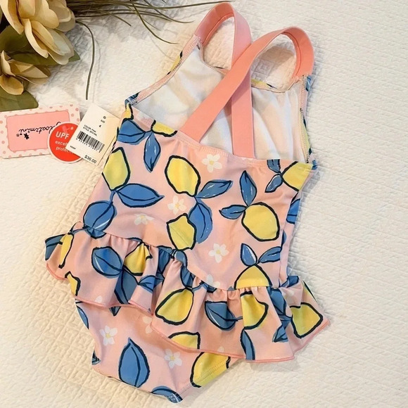 NWT Floatimini Toddler Girl One Piece Swimsuit Size 4 - Picture 4 of 9